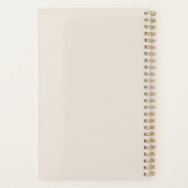 Minimalist Hello 2026 Sand プランナー手帳 (裏面)