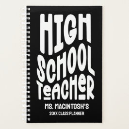 Minimalist High School Teacher Class Planner プランナー手帳