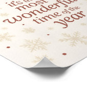 Minimalist Holiday Printable Wall Art ポスター (角)