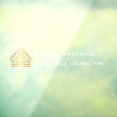 Minimalist Home Building Construction  Car Truck ウィンドウサイン (シート3)