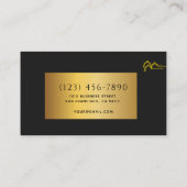 Minimalist Home Building Construction Luxe Busines 名刺 (裏面)