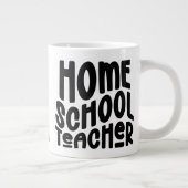 Minimalist Homeschool Teacher ジャンボコーヒーマグカップ (右)