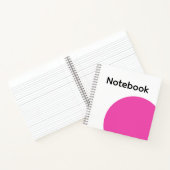 Minimalist Hot Pink Notebook ノートブック (内部)