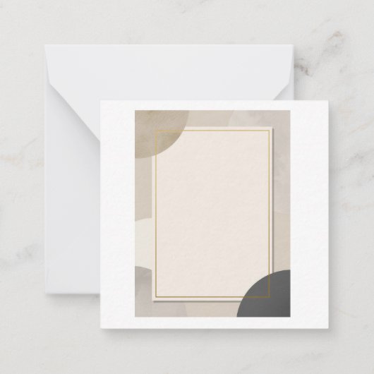 Minimalist Inspirational Notes | Modern Of ノートカード (裏面)