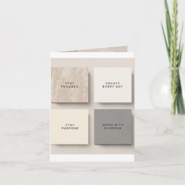 Minimalist Inspirational Notes | Modern Of ノートカード