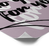 Minimalist Inspirational Quote Poster Print  ポスター (角)