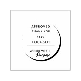 Minimalist Inspirational Stamp | Modern Office & H セルフインキングスタンプ