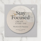 Minimalist Inspirational Stamp | Modern Office & H フェイバータグ (裏面)