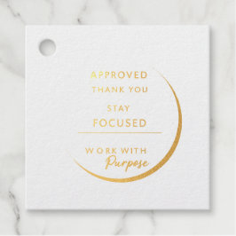 Minimalist Inspirational Stamp | Modern Office & H フェイバータグ