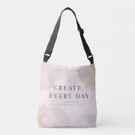 Minimalist Inspirational Tote Bag | Modern Neutral クロスボディバッグ