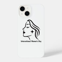 Minimalist International Women's Day iPhone 14 Cas 14ケース