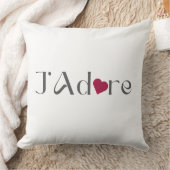 Minimalist J'Adore, Romantic French Home Décor クッション (ブランケット)