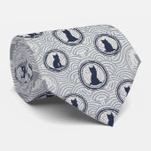 Minimalist Japanese Geometric Patterns ネクタイ (ロール)