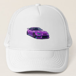 Minimalist JDM Sports Car Icon Embroidered Style  キャップ