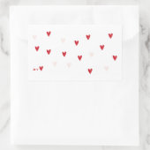 Minimalist “Je t’❤️” Mug 長方形シール (バッグ)