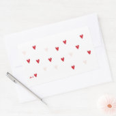 Minimalist “Je t’❤️” Mug 長方形シール (封筒)