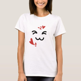 Minimalist Kawaii Cute Cat Tシャツ
