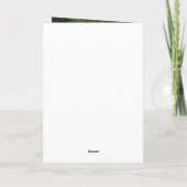 Minimalist keepsake Belated Modern Birthday Dad カード (裏面)