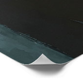 Minimalist Lady Portrait Canvas Art ポスター (角)