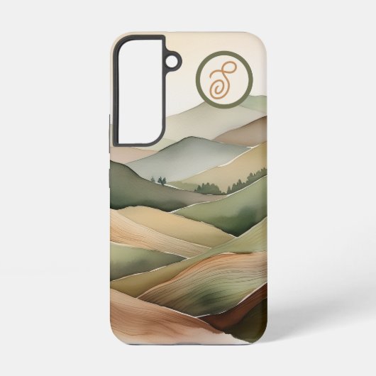 Minimalist Landscape Phone Case  Samsung Galaxyケース (裏面)