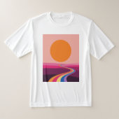 Minimalist landscape tシャツ (レイダウン)