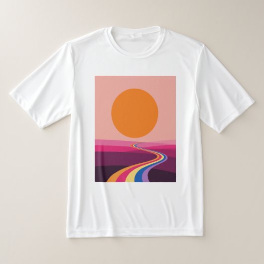 Minimalist landscape tシャツ (レイダウン)