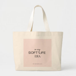 Minimalist Large Soft Life Era Tote Bag, Modern ラージトートバッグ