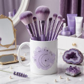 Minimalist Lavender Watercolor Mug コーヒーマグカップ