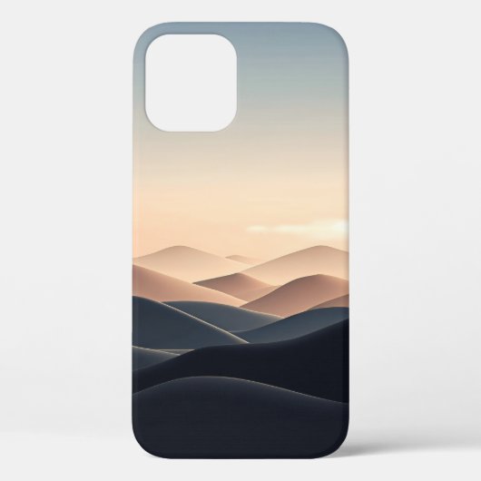 Minimalist Layered Hills Phone Case - Ethereal Des Case-Mate iPhoneケース (裏面)