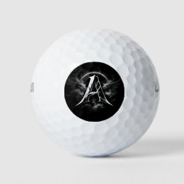 Minimalist Letter A Monogram Golf Ball Design ゴルフボール