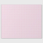 Minimalist Light Pink & White 90th Birthday Wrap ラッピングペーパー (フラット)