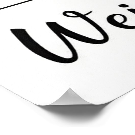 Minimalist Line Art Ballerina ポスター (角)