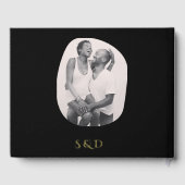 Minimalist Line Art Couple illustration  Wedding  ゲストブック (裏面)