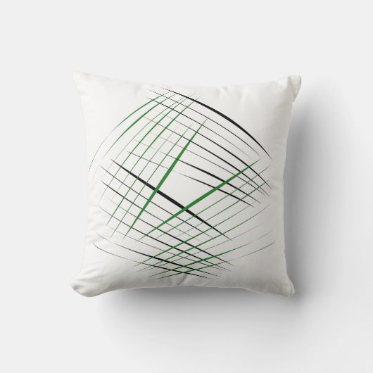 Minimalist Line Art Decorative Pillow – 16x16 Mode クッション (正面)