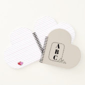 Minimalist Line Art Frame  ノートブック (内部)