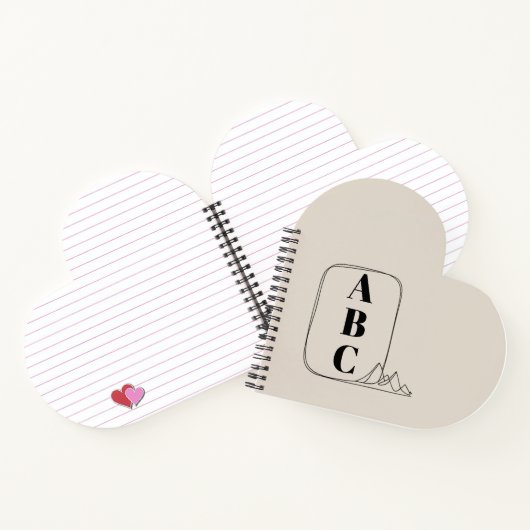 Minimalist Line Art Frame  ノートブック (内部)