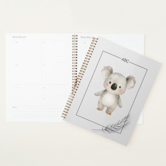 Minimalist Line Art Frame プランナー手帳 (ディスプレー)