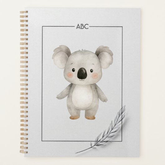 Minimalist Line Art Frame プランナー手帳 (正面)