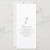 Minimalist Line Art Romantic Couple Floral Bouquet (裏面)