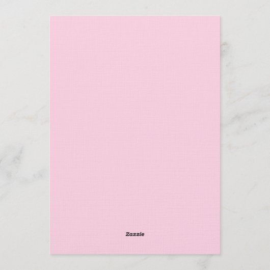 Minimalist Line Art Valentine’s Day Party 招待状 (裏面)