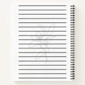 Minimalist Lined Notebook: 120 Pages ノートブック (裏面)