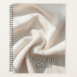 Minimalist Linen Weave | Natural Textured Fabric プランナー手帳