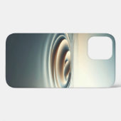 Minimalist Liquid Ripple Phone Case Creamy abstrac Case-Mate iPhoneケース (裏面 (横))