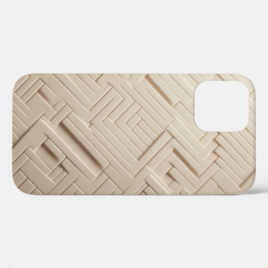 Minimalist Liquid Wave Abstract Phone Case  Case-Mate iPhoneケース (裏面 (横))