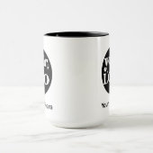 Minimalist Logo and Text Business マグカップ (中央)