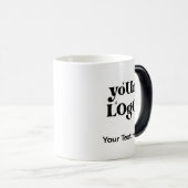 Minimalist Logo and Text Business モーフィングマグカップ (正面右)