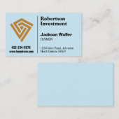 Minimalist Logo Calling Card for Any Business 名刺 (正面/裏面)