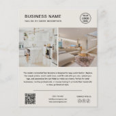 Minimalist Logo Photo Business Promotional Flyer チラシ (正面)