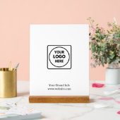 Minimalist Logo | Simple Clean Branded Design アクリルサイン (ウェディング)