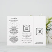 Minimalist Logo | Simple Custom Business Branding (スタンド正面)